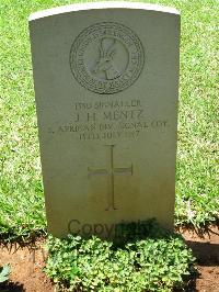 Dar Es Salaam War Cemetery - Mentz, J H